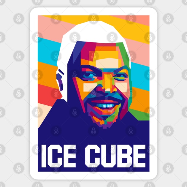 Ice Cube rapper Sticker by mrcatguys